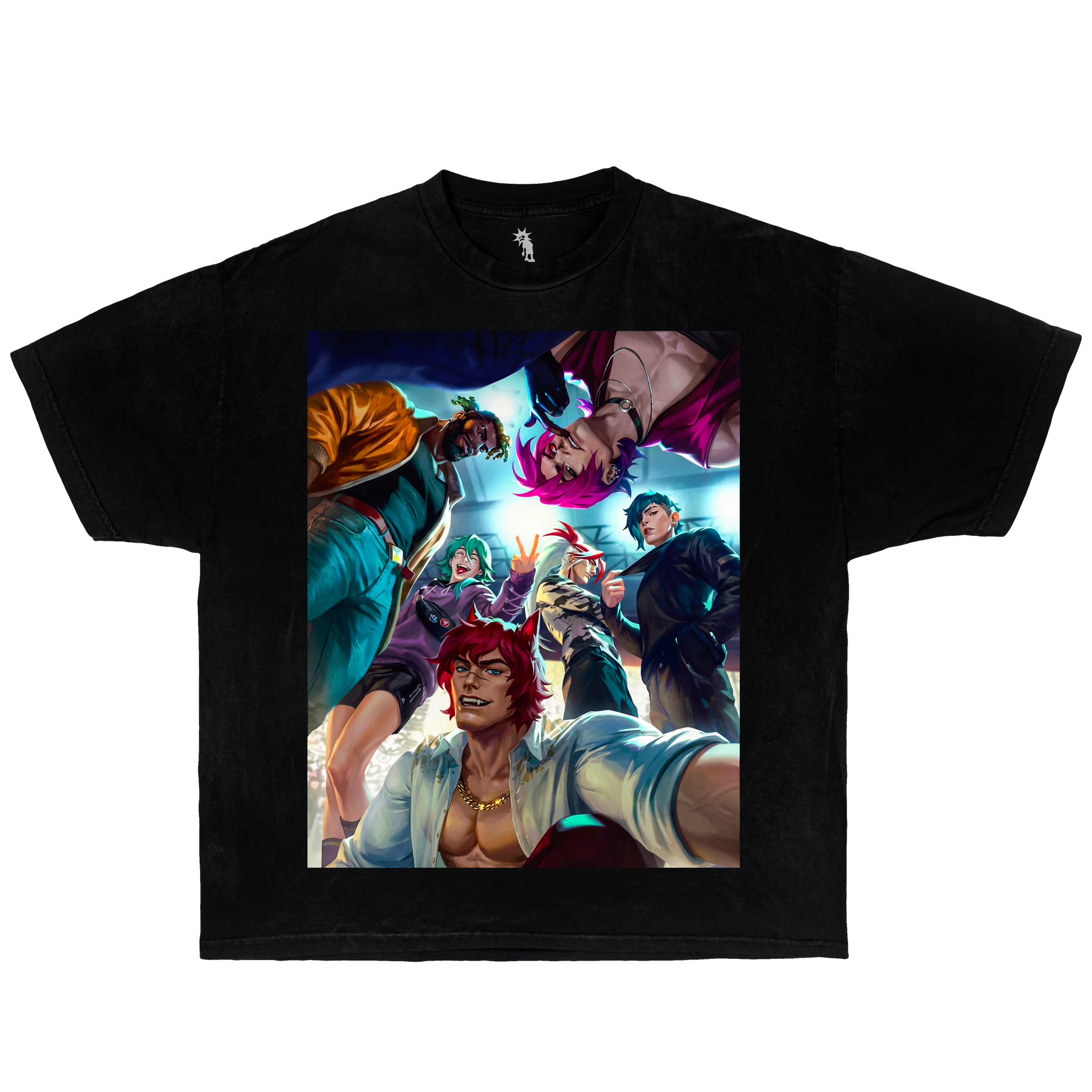 League Academic Graphic T-Shirt Vintage Tee Bootleg Style Boxy Shirt Streetwear Y2K Oversized