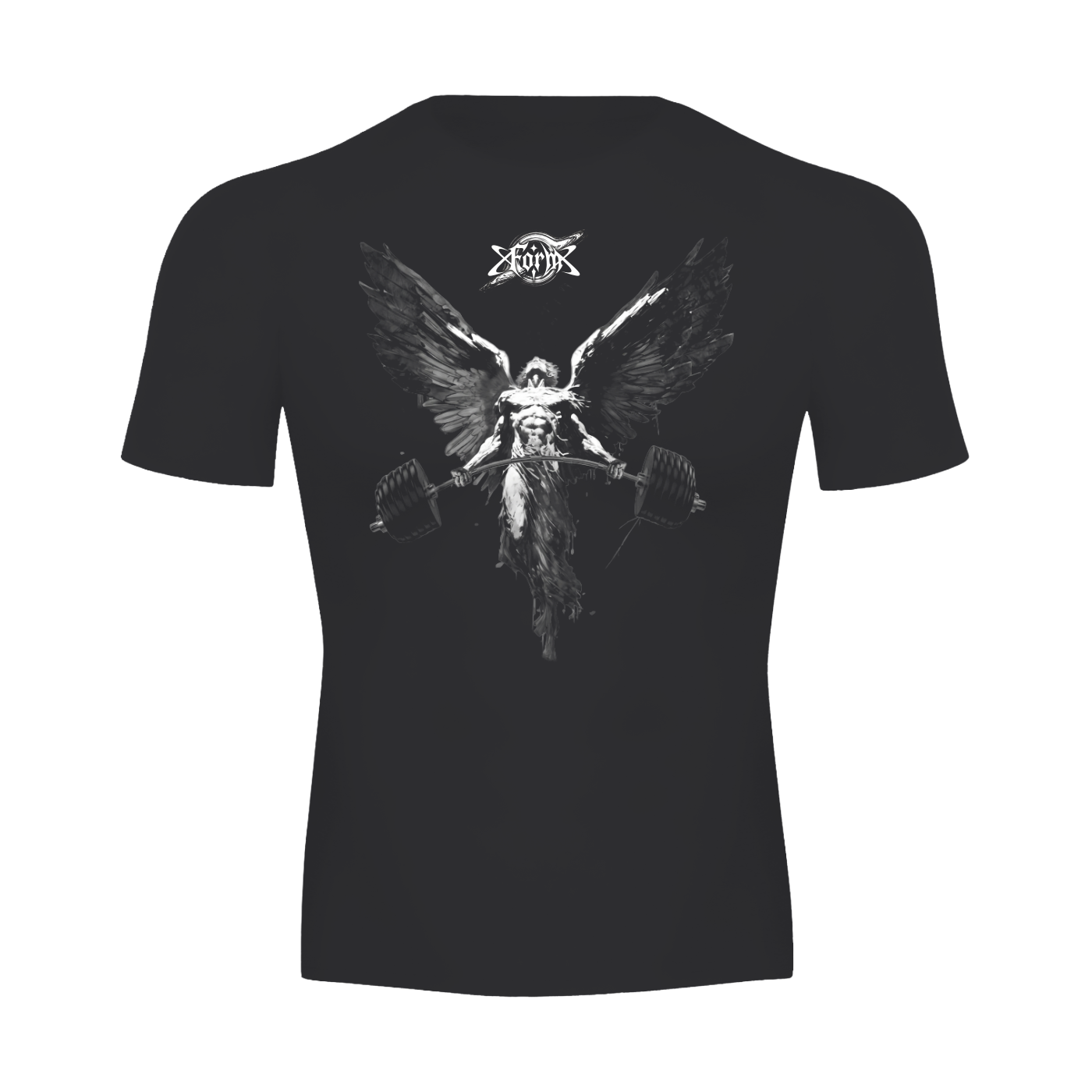 Gym Angel True Form – Gym Compression T-Shirt, Flexible