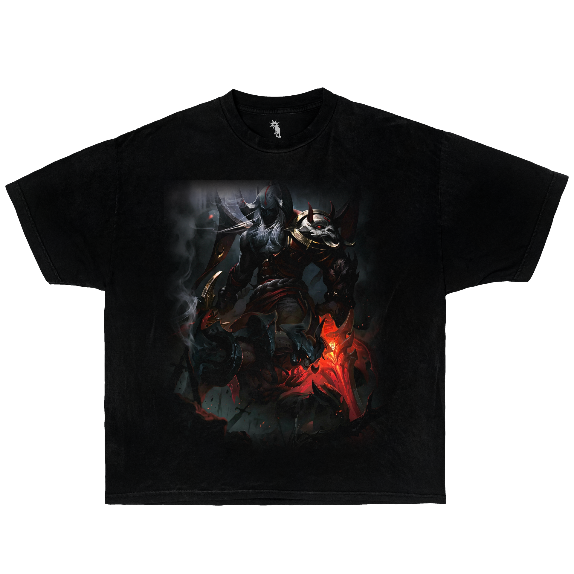 League of legends  Aatrox, The King of Hell – Graphic T-Shirt Vintage Tee Bootleg Style Boxy Shirt Streetwear Y2K Oversized