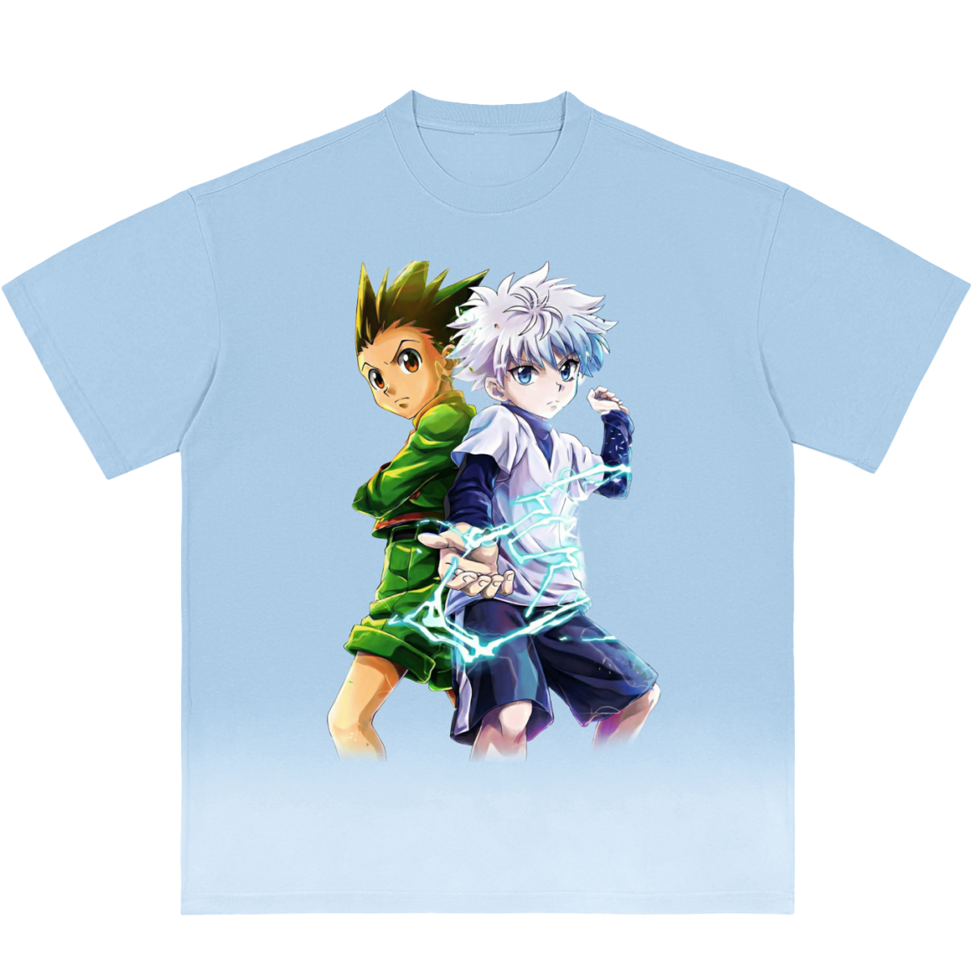 Gon and Killua, The Duo -  Vintage Oversized Boxy T-shirt Graphic Y2K Oversized,