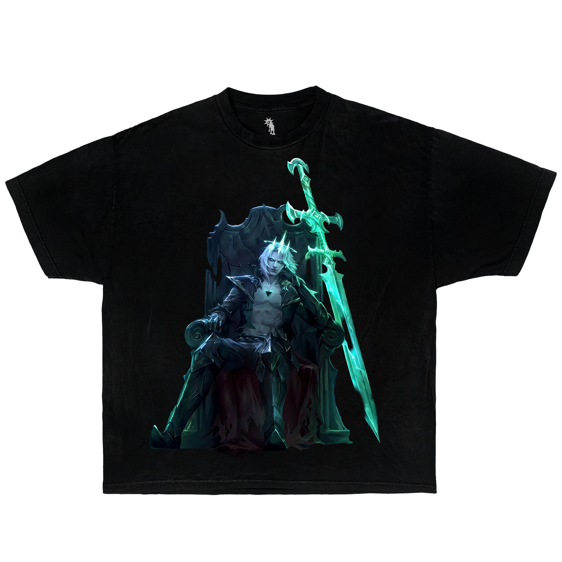 Ruined King league of legends – Graphic T-Shirt Vintage Tee Bootleg Style Boxy Shirt Streetwear Y2K Oversized