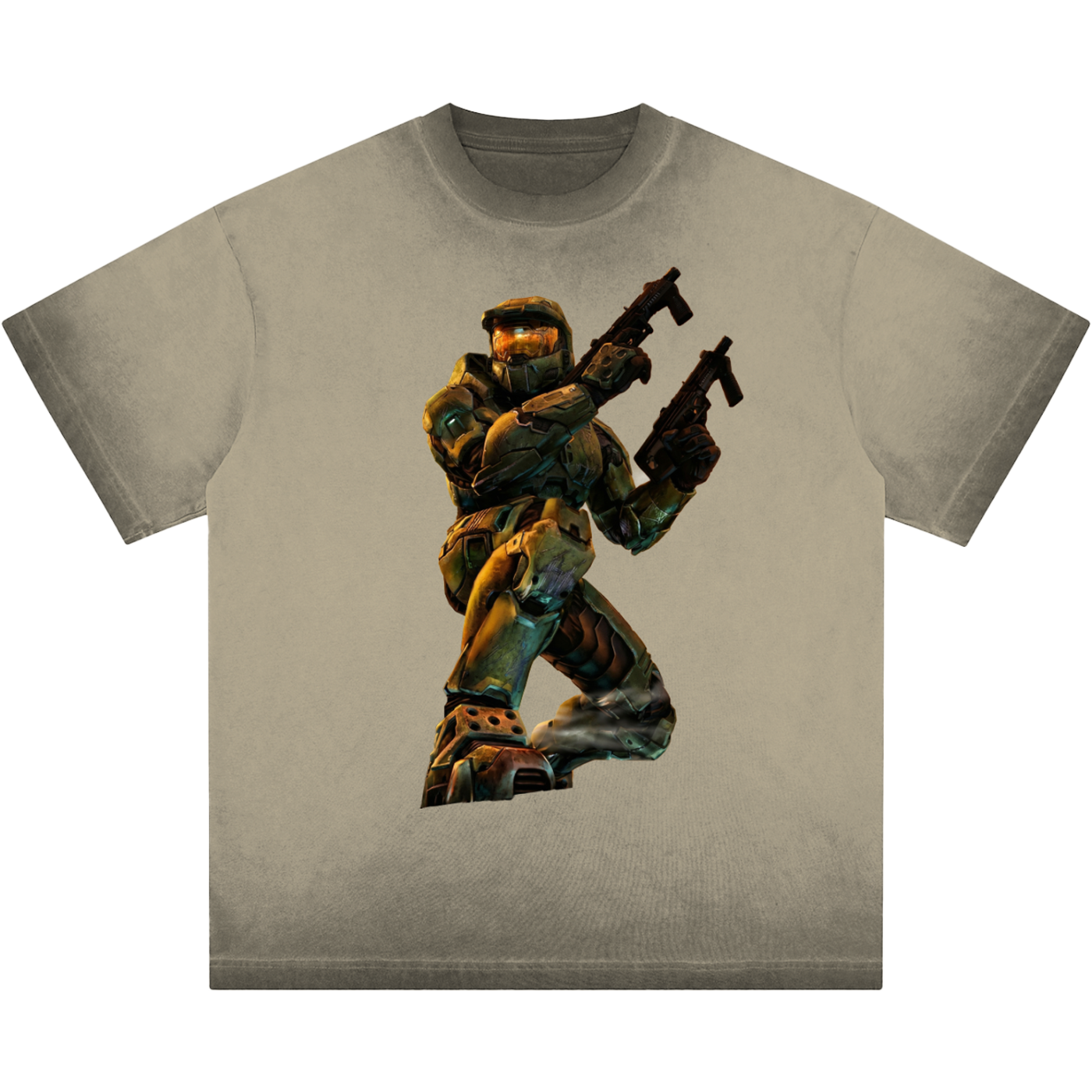 OG Duel Wield Halo -  Vintage Oversized Boxy T-shirt Graphic Y2K Oversized, Gaming Shirts