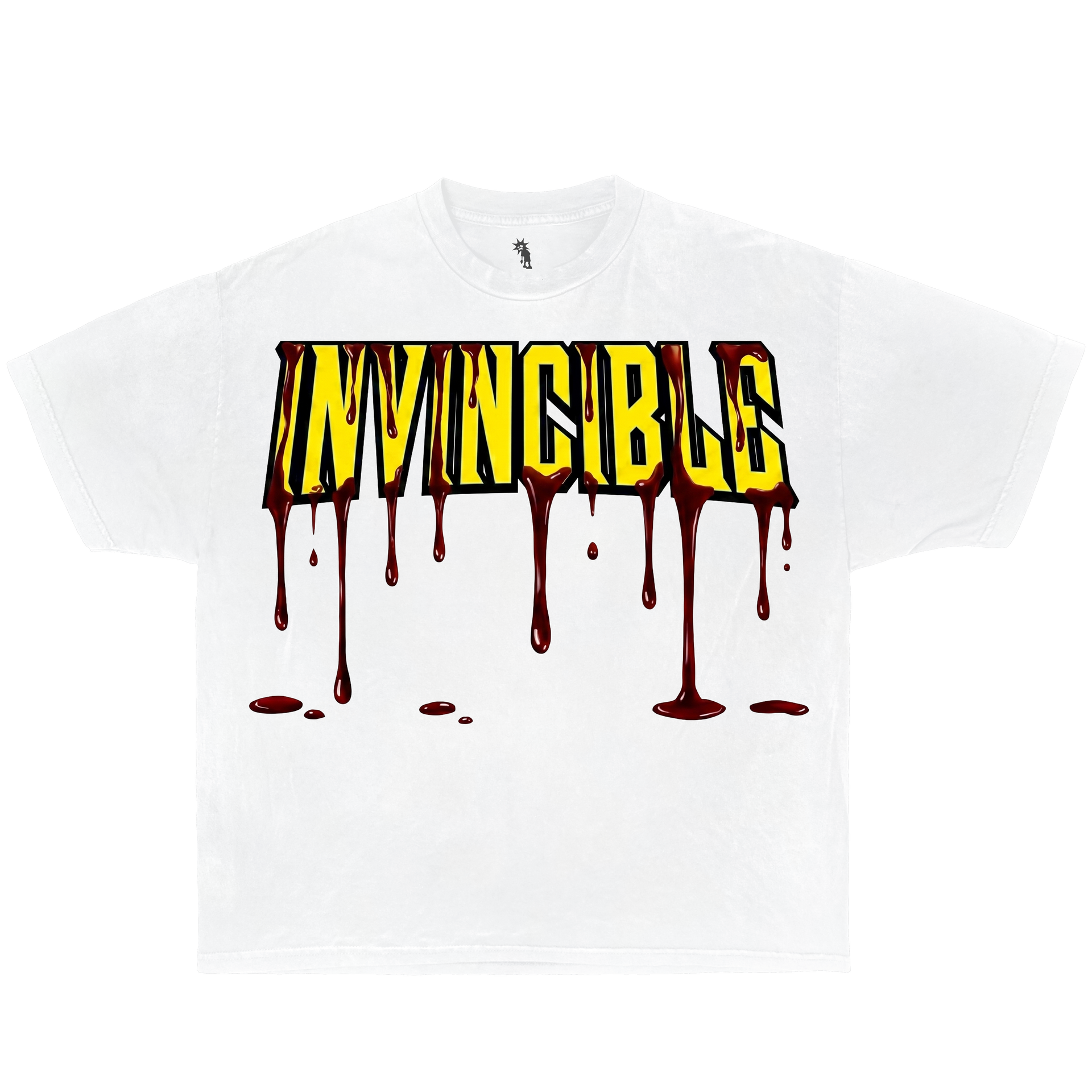 INVINCIBLE – Graphic T-Shirt Vintage Tee Boxy Shirt Streetwear Y2K Oversized