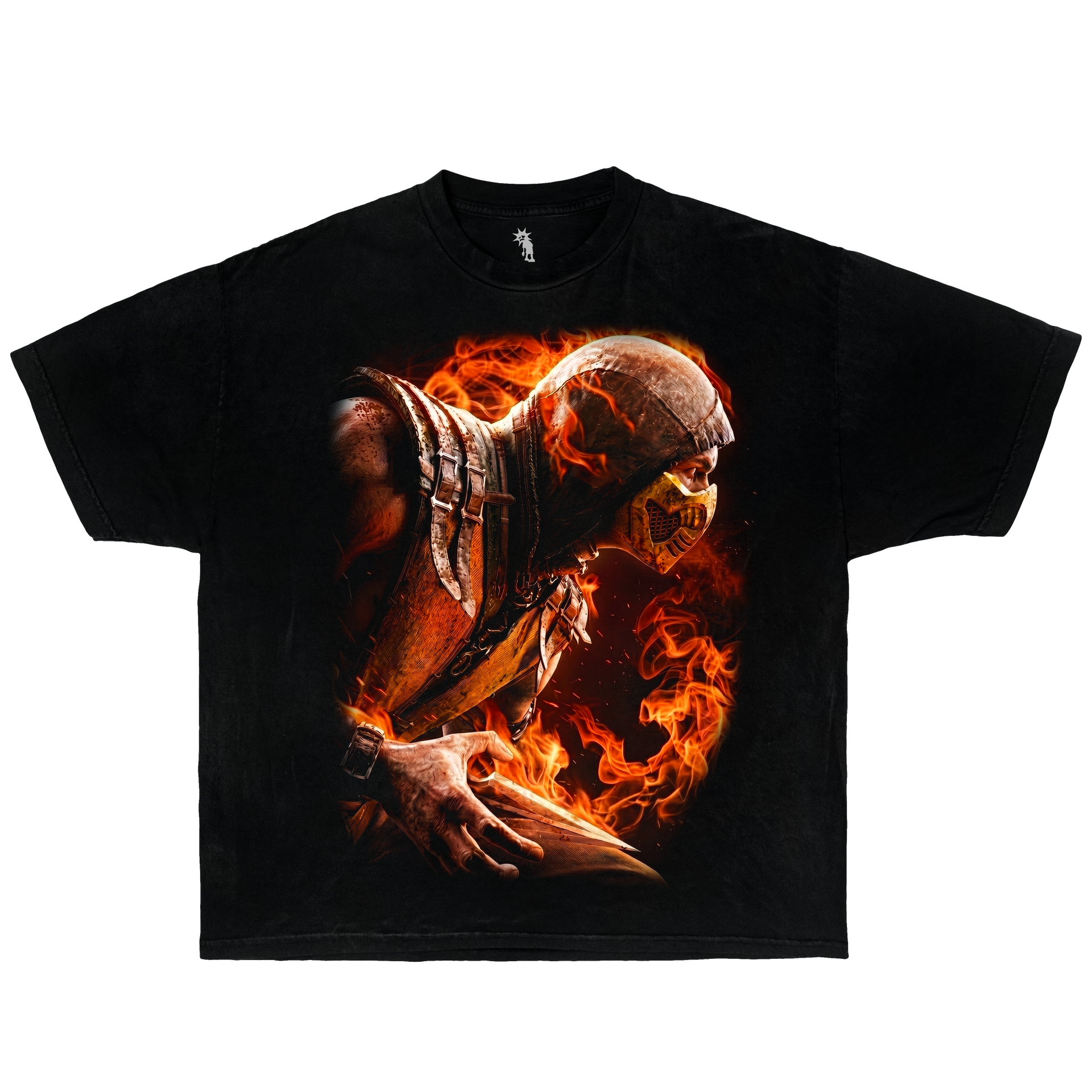 Mortal Kombat Scorpion – Graphic T-Shirt Vintage Tee Streetwear Y2K Oversized
