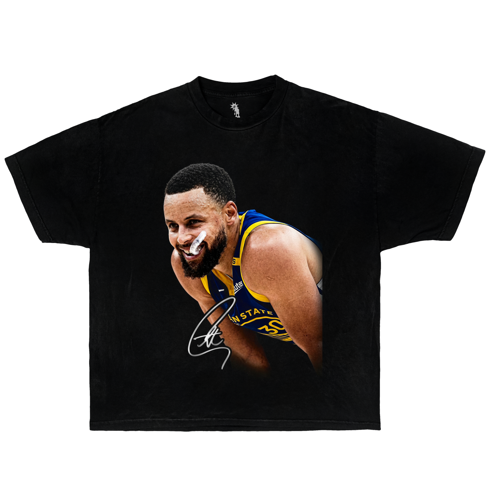 NBA Curry Graphic T-Shirt Vintage Tee Bootleg Style Boxy Shirt Streetwear Y2K Oversized
