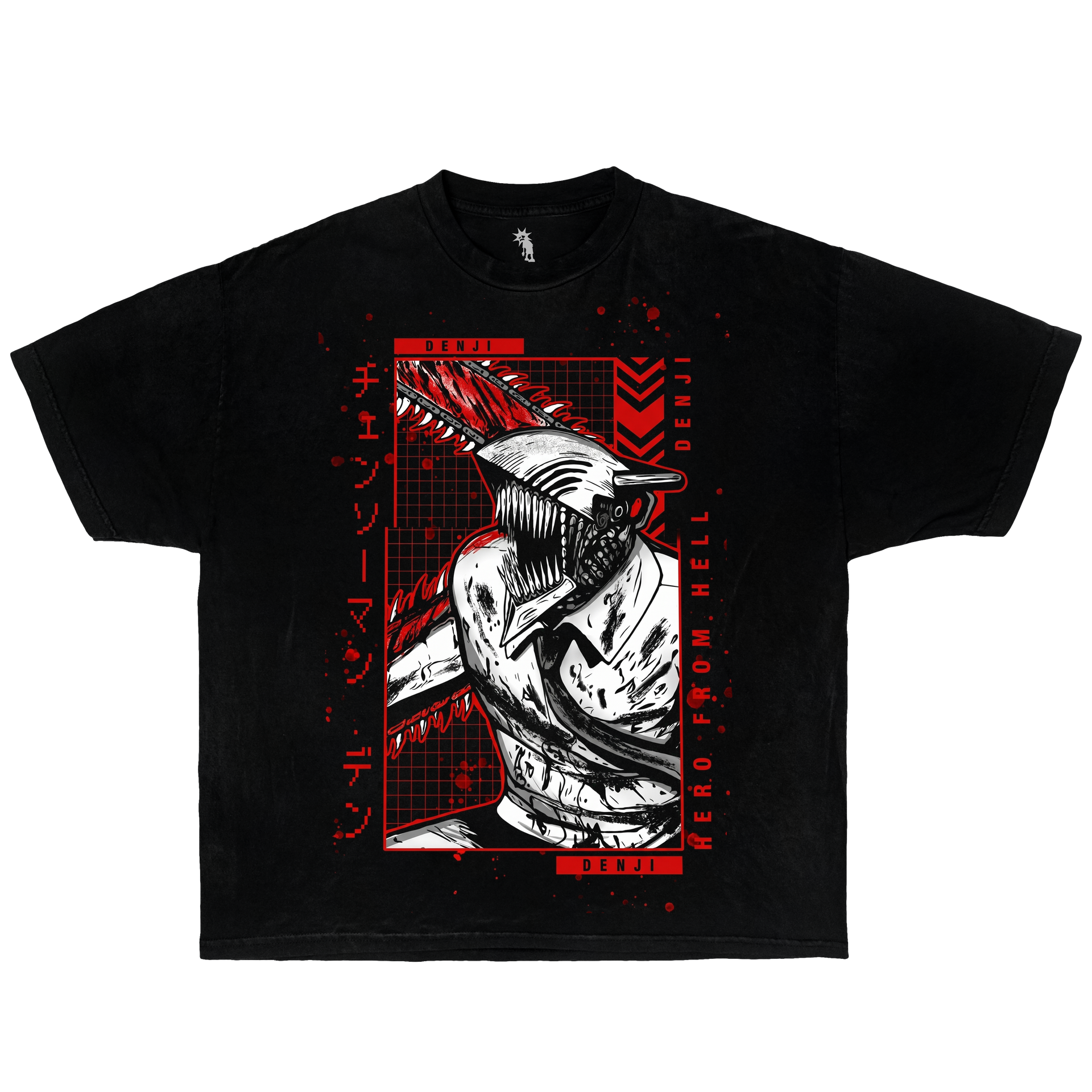 Anime Chainsaw Man Denji – Graphic T-Shirt Vintage Tee, Streetwear Y2K Oversized