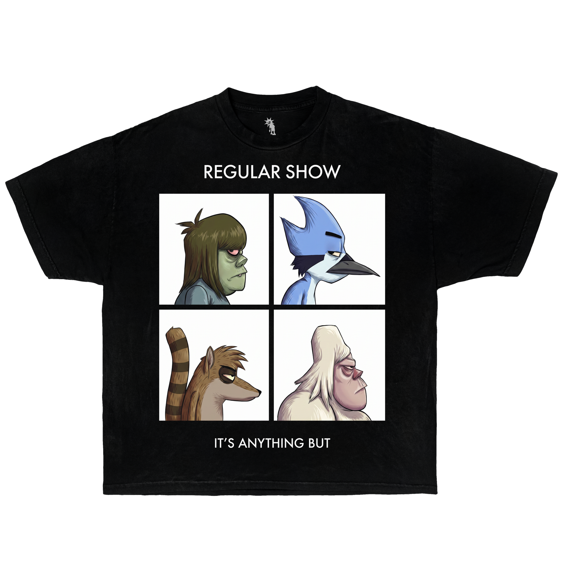 Gorillaz Regular Show – Graphic T-Shirt Vintage Tee, Streetwear Y2K Oversized