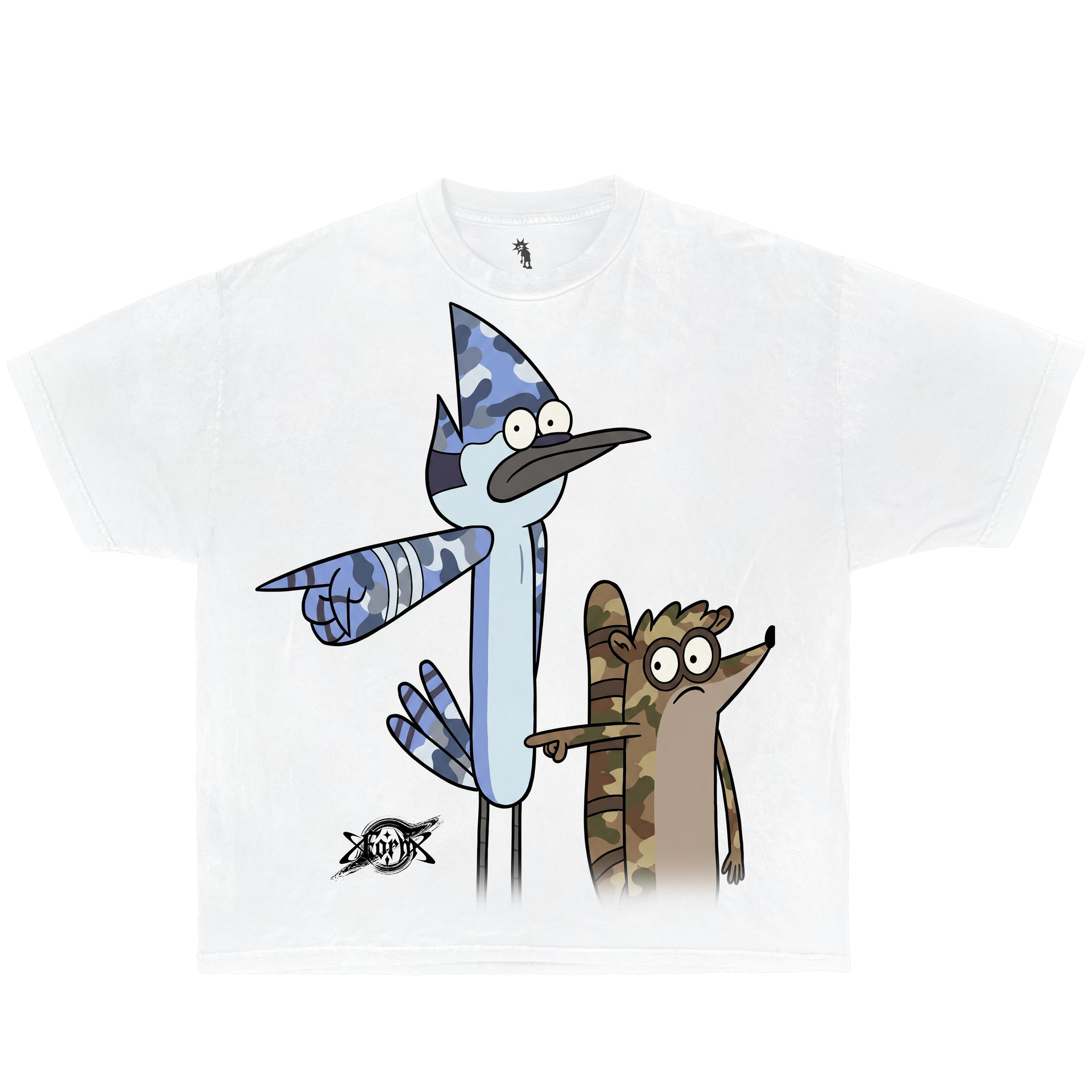 Regular Show Pointing Hmm Hmm – Graphic T-Shirt Vintage Tee, Streetwear Y2K Oversized