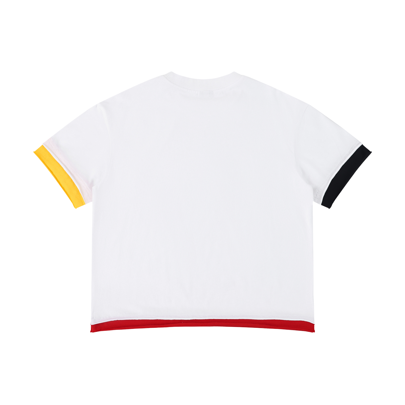 Camo Pikachu Boxy Color Block Graphic T-Shirt – Oversized White Multi-Color Streetwear Tee