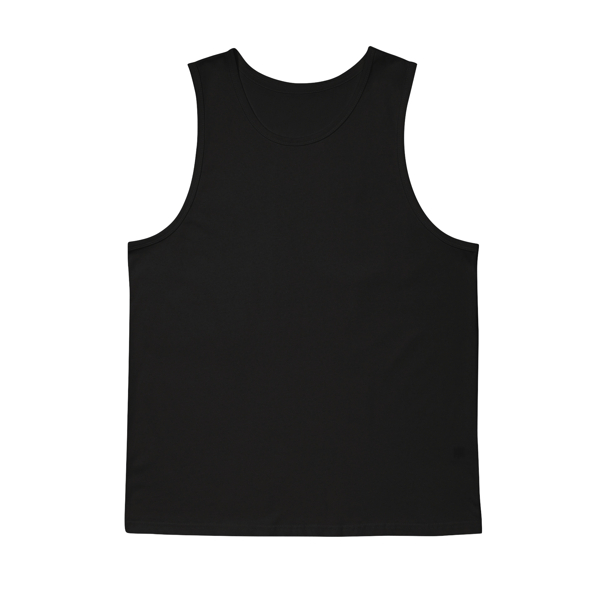 Crossfire Rib Black Tank Top Y2K Fitted