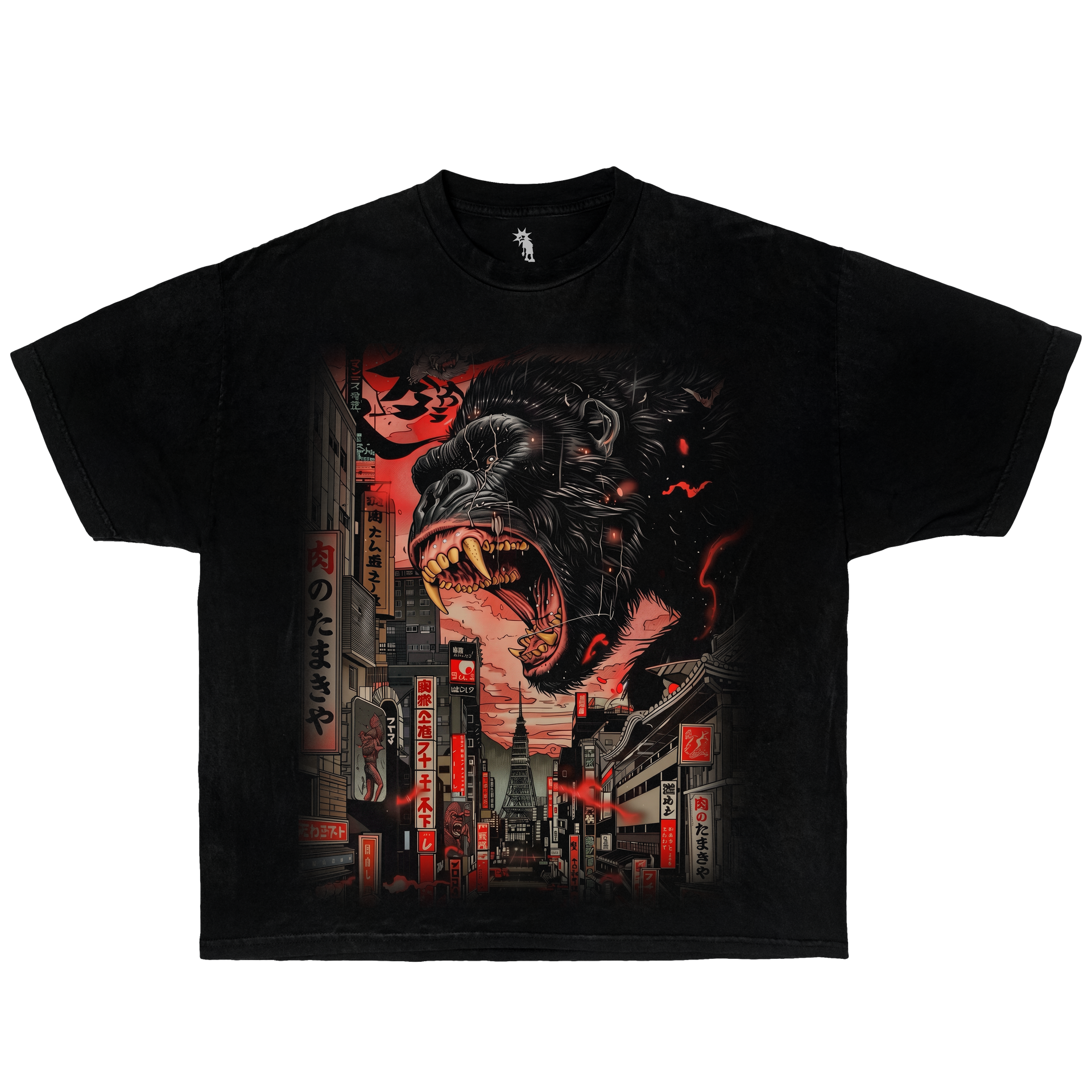 Strongest Titan King Kong – Graphic T-Shirt Vintage Tee, Streetwear Y2K Oversized