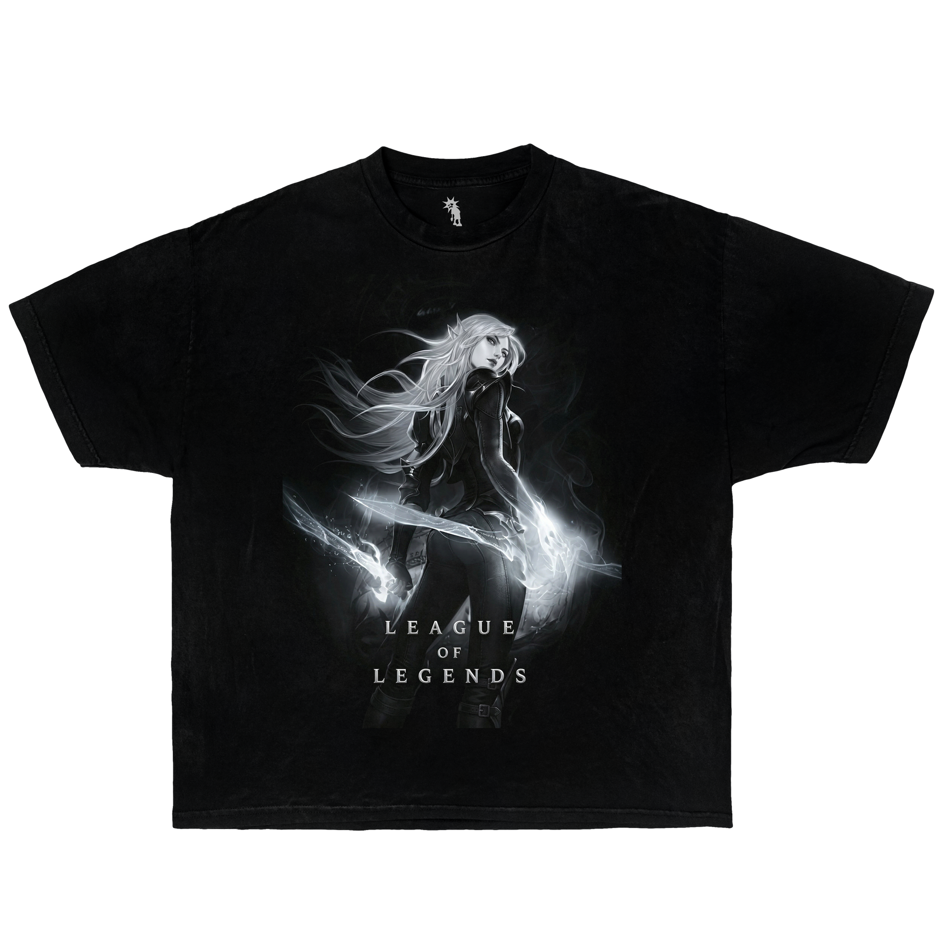 League of Legends Katarina – Graphic T-Shirt Vintage Tee Bootleg Style Boxy Shirt Streetwear Y2K Oversized