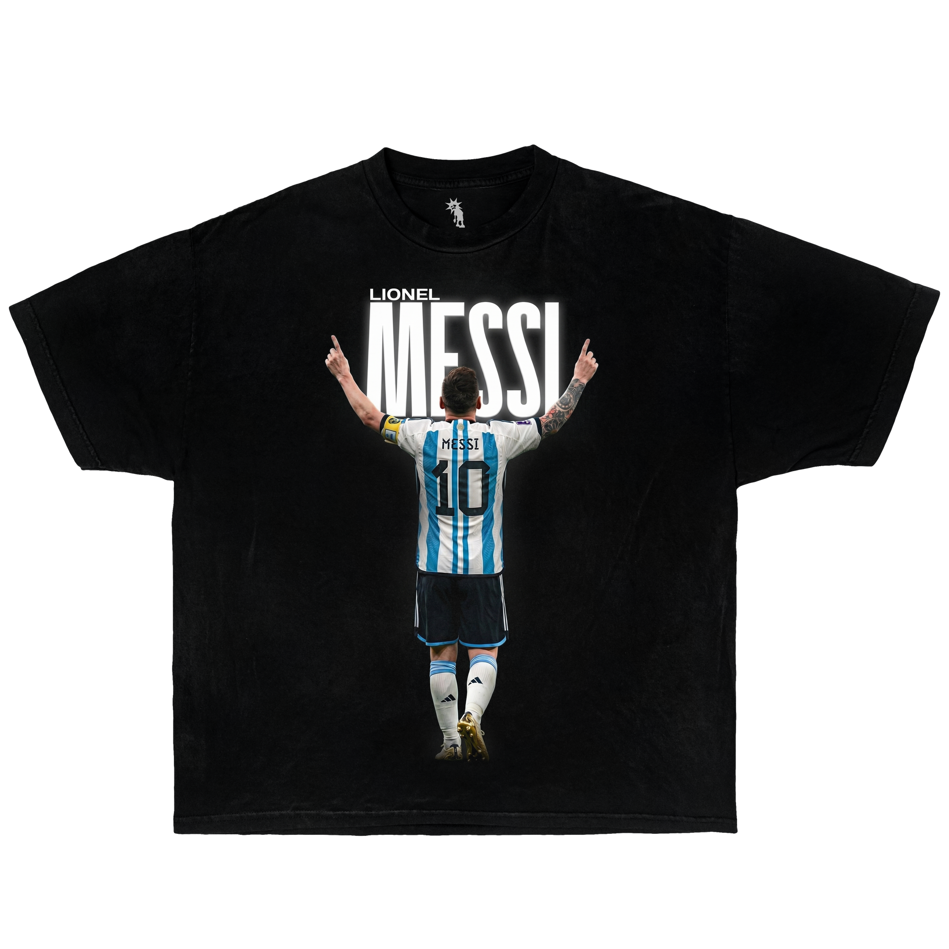 Messi The Goat – Graphic T-Shirt Vintage Tee, Streetwear Y2K Oversized